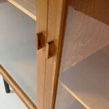 Danish teak display cabinet highboard Kristiansen vintage 60s