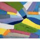 Abstract painting with knife oil