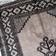 Handmade vintage Persian Gabbeh rug 111cm x 214cm, 1970s