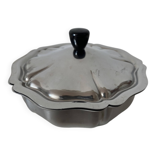 Sucrier en inox vintage