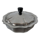 Vintage stainless steel sugar bowl