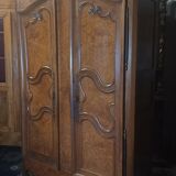 Transition wardrobe in 18th century walnut