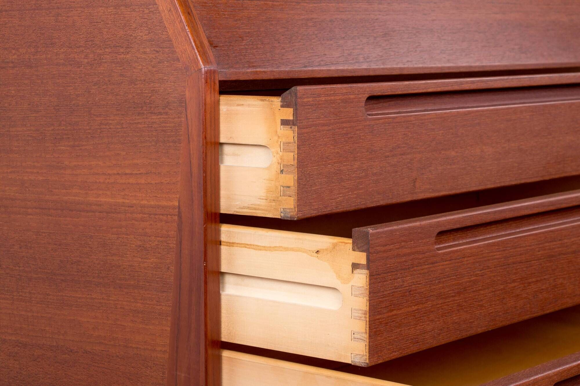 Danish Teak Secretary Desk by Kai Kristiansen for HJN Mobler 1960.