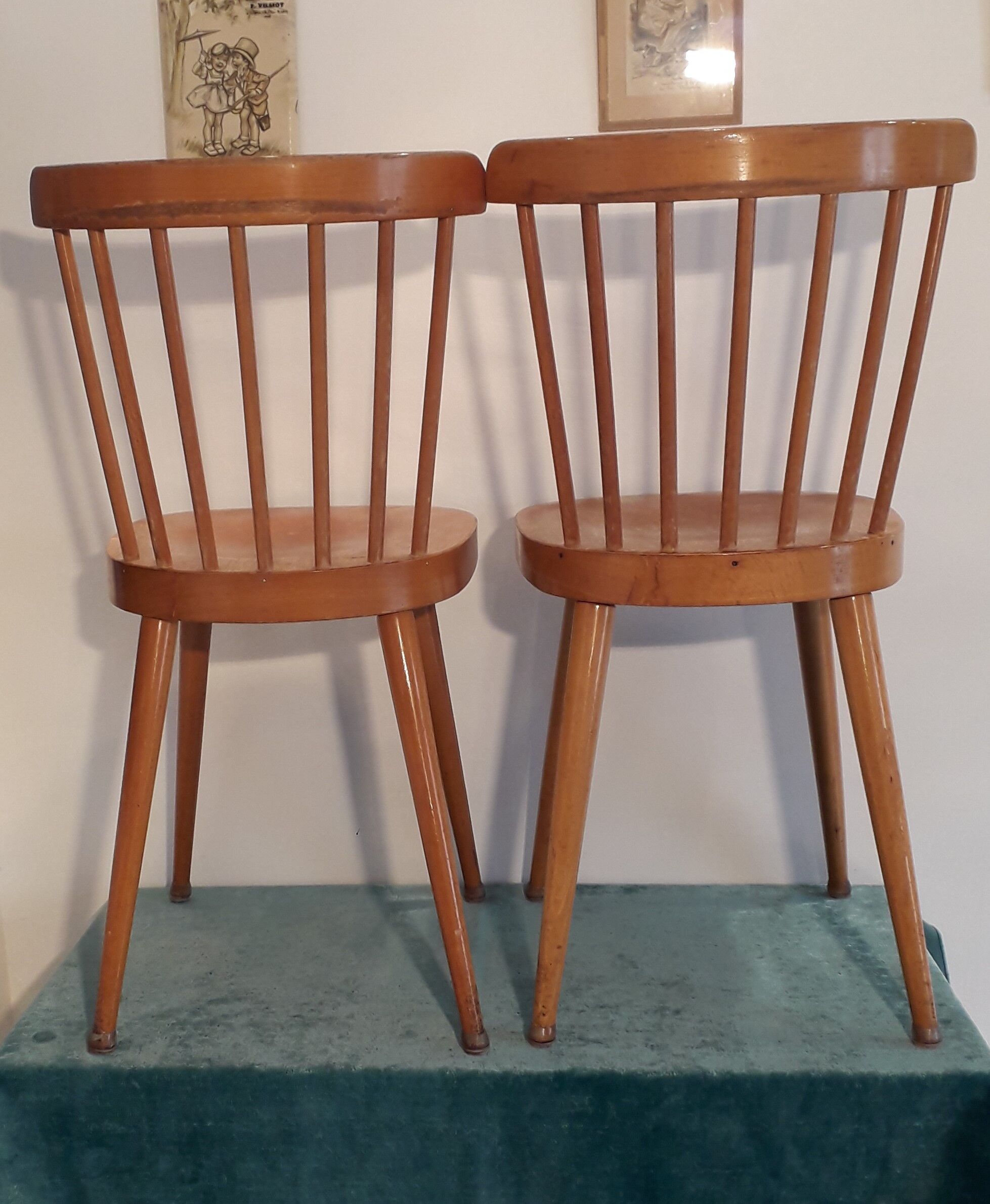 Pair of Baumann vintage chairs