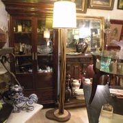 Lampadaire en bois Naturel Exotique 1950, 1960