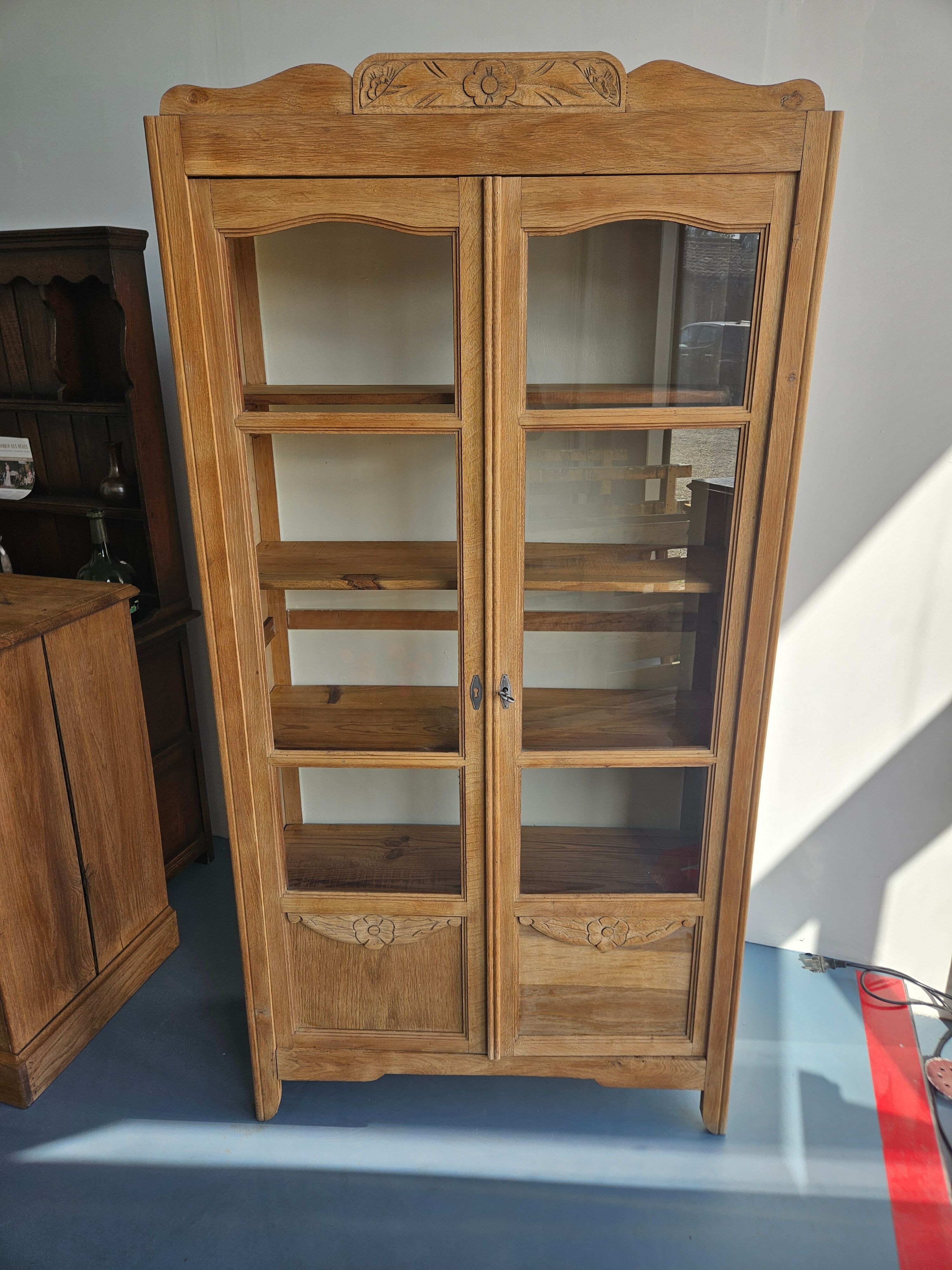 Glass-fronted Parisian wardrobe