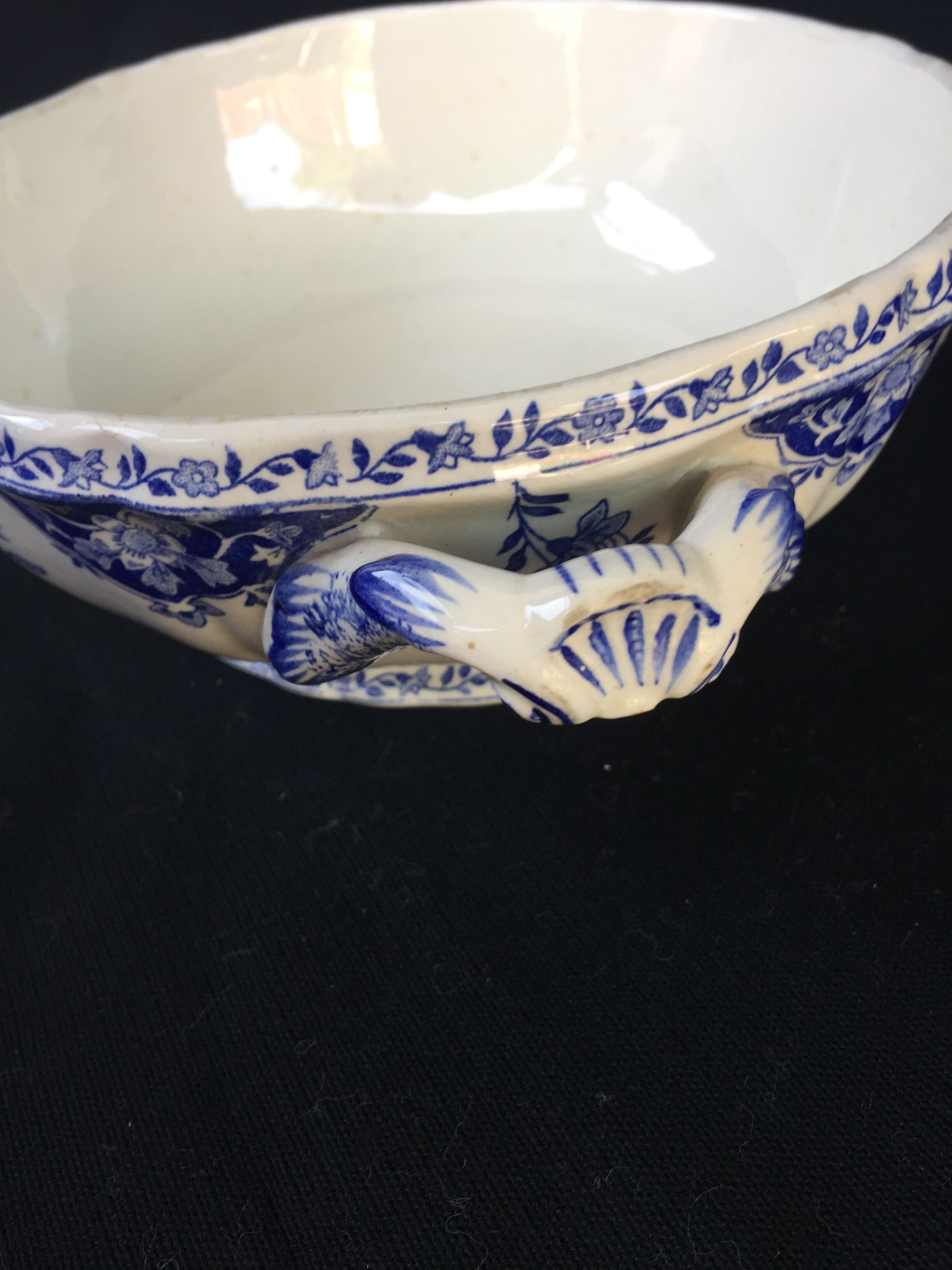 Soup bowl in Gien earthenware