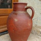 High terracotta jug