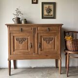 Carved oak sideboard