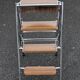 Convertible stepladder chair, vintage formica