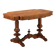 Small antique Umbertino table in walnut, Italy, 19th century.