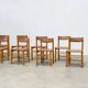 Exceptional set of eight dining chairs by Ibisco Sedie