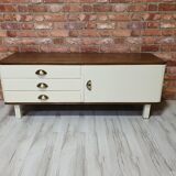 Low sideboard, 60s, after metamorphosis, cream color