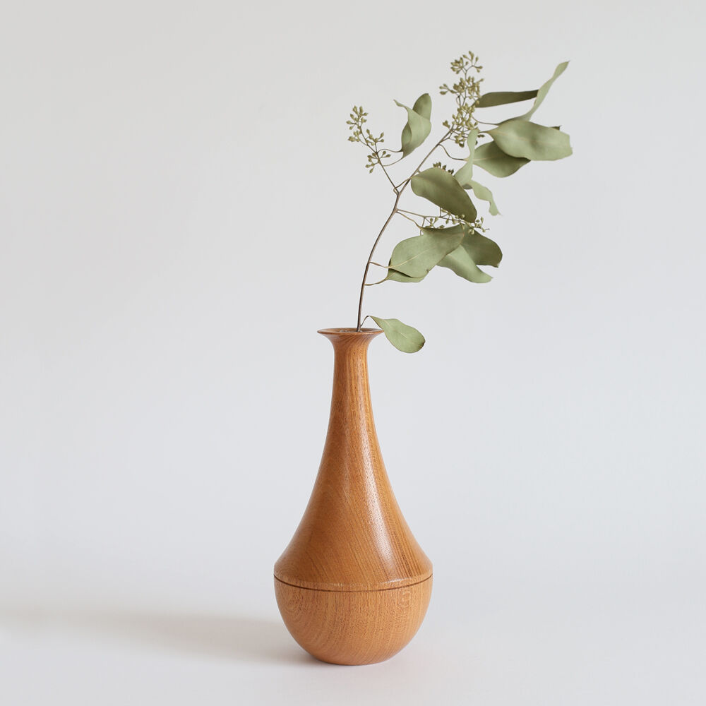 Wooden vase
