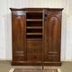 Victorian mahogany dressing wardrobe from the 19th century.