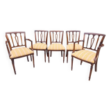 English mahogany living room furniture circa 1900