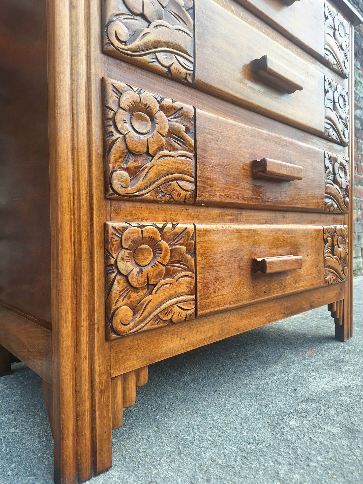 Commode art déco, meuble ancien vintage