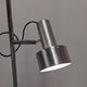 Space age modernist floor lamp with 2 aluminium spots, France circa 1970.