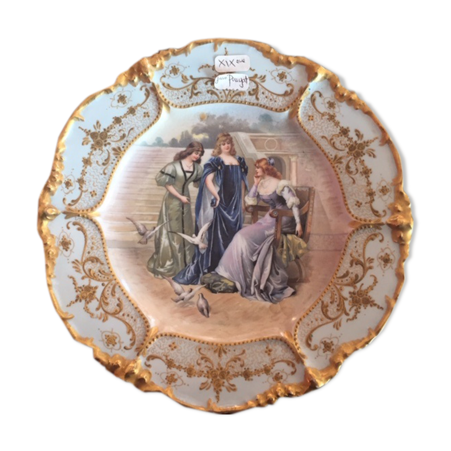 Jean Pouyat's scalloped plate 19th century