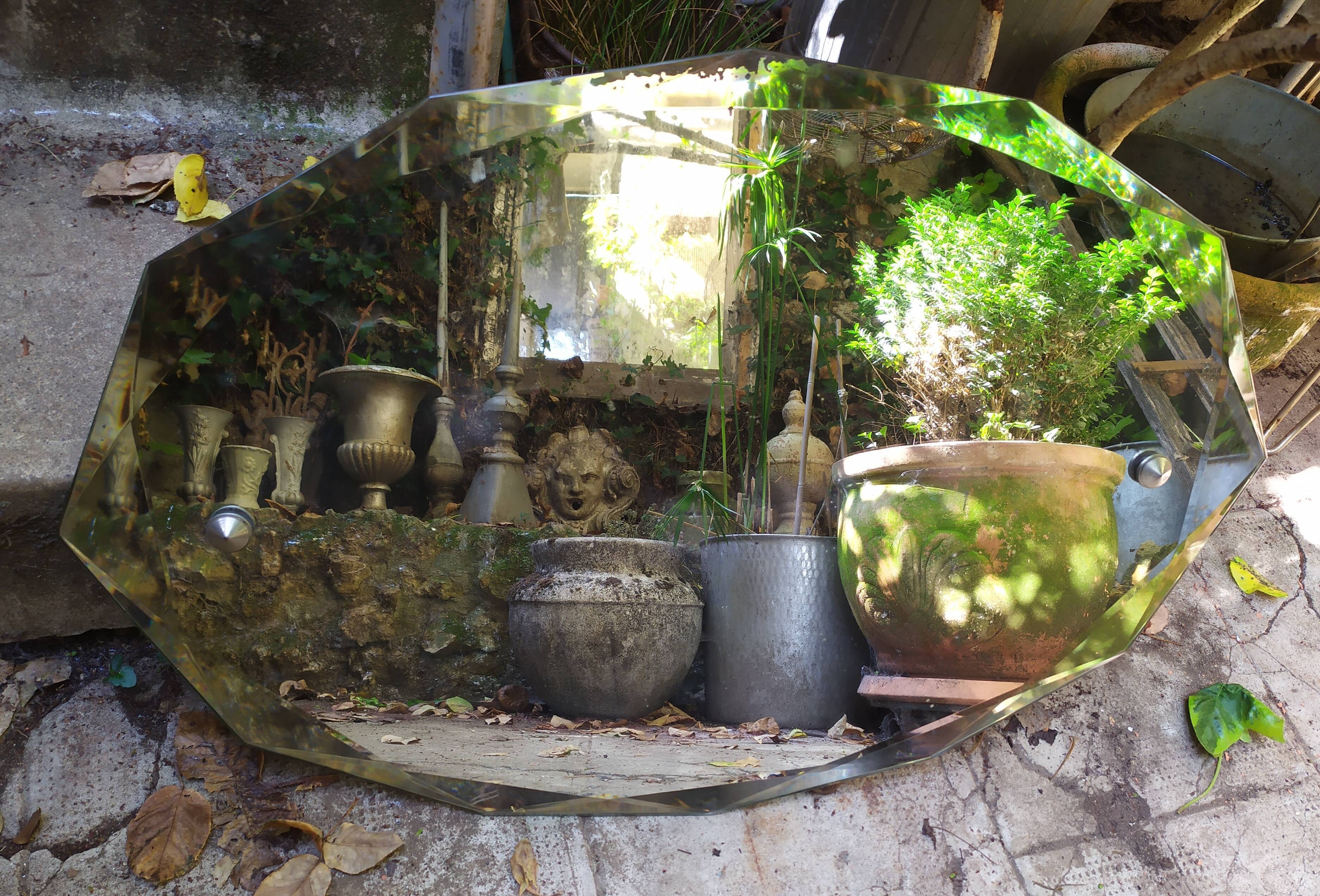 Art Deco beveled mirror