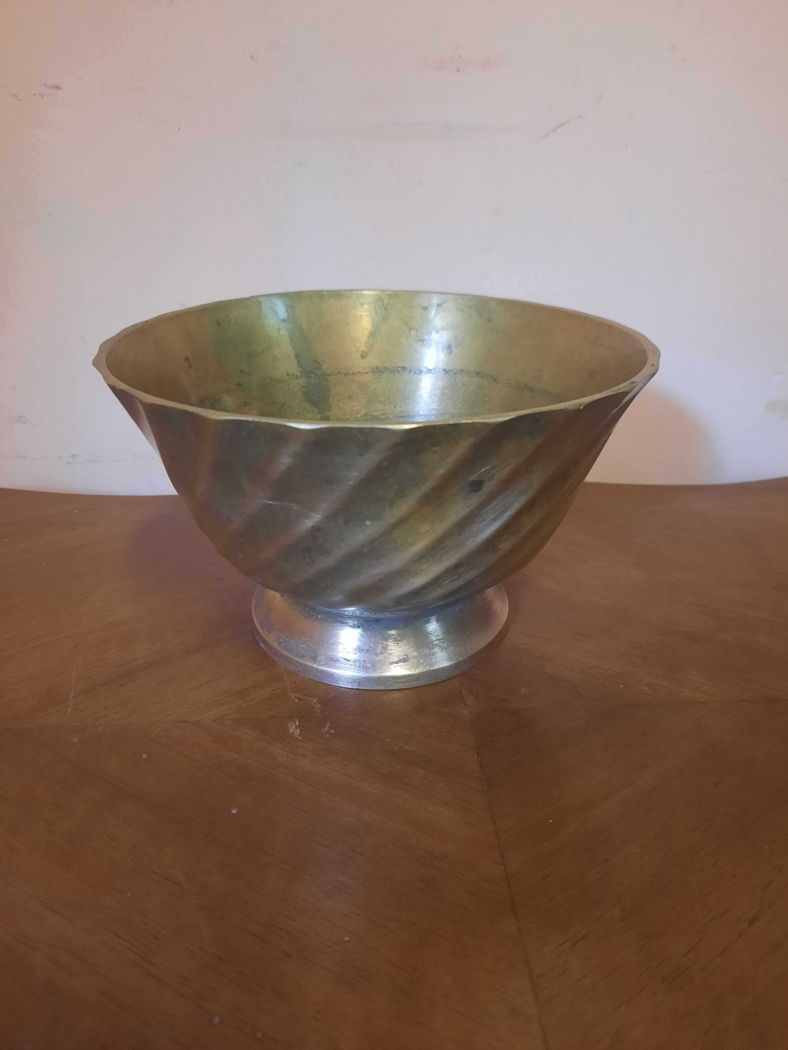 Brass pot cover