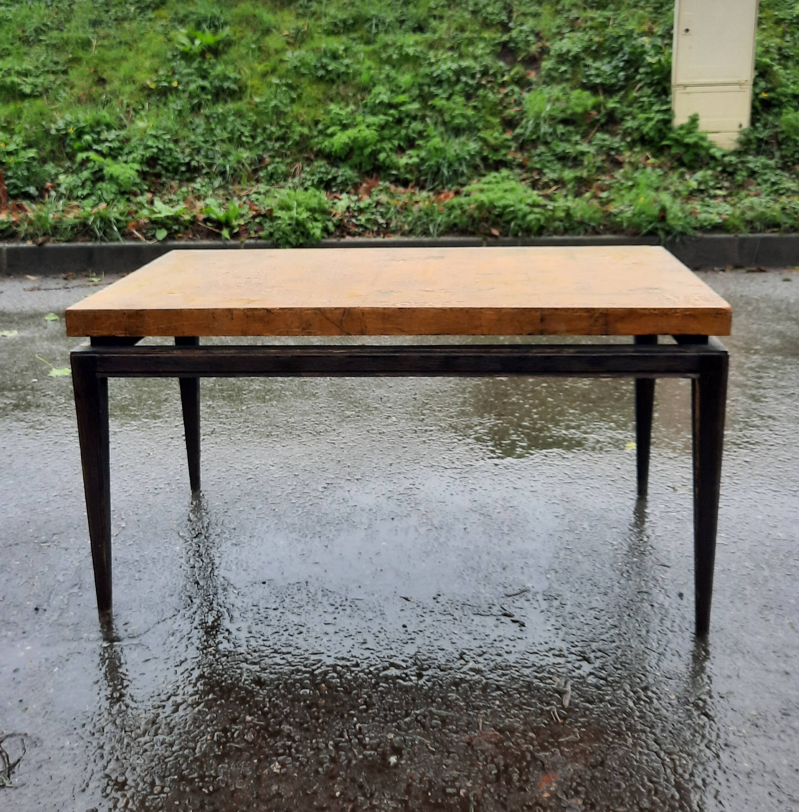 Gold designer coffee table