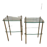 Pair of neo classic side tables, 1970s
