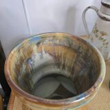 Vintage glazed stoneware vase