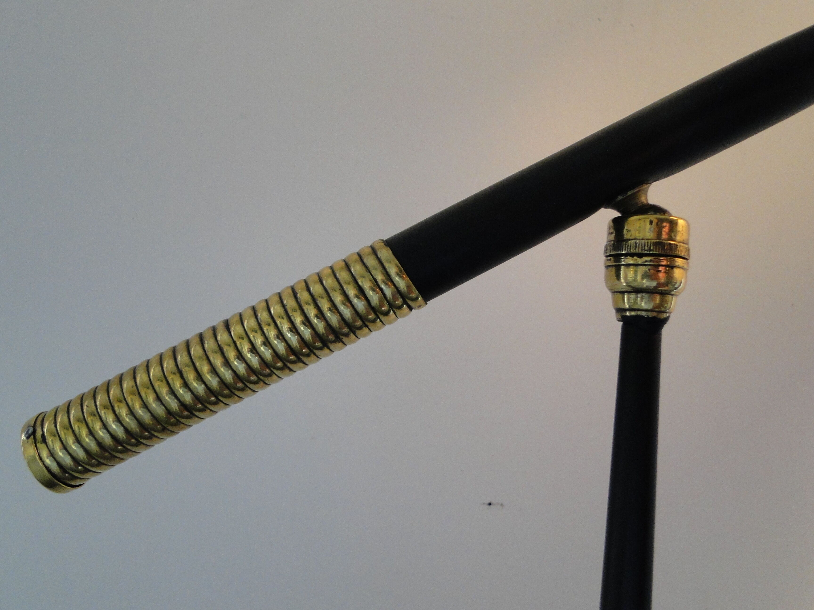 Lampadaire diabolo vintage lunel 1950