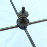 Tripartite coffee table years 50-70