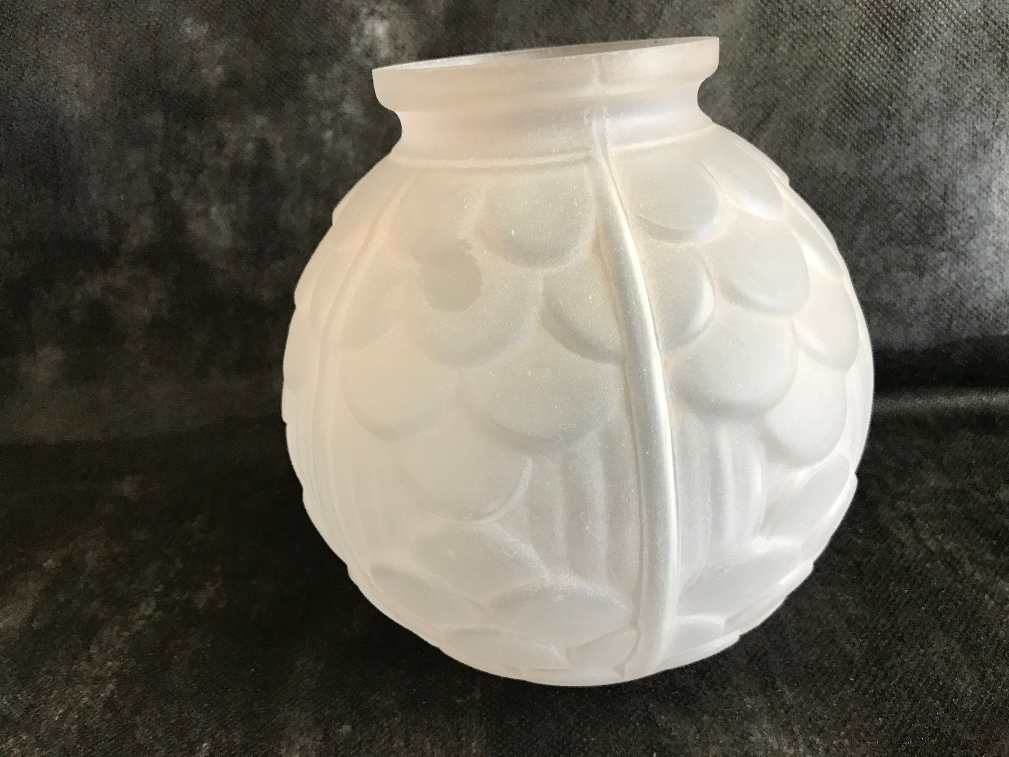 Vase boule made in France