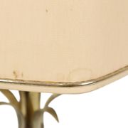 Lampe de table vintage en forme de palmier et d'ananas, massive, années 1970, 48 cm