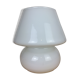 Mushroom lamp white glass Italy