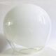 Large 'Nessa' Murano Glass Sphere Lamp In Opal White By Gino Vistosi For Vistosi, Italy 1970S