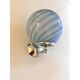 Contemporary Blue Swirl “Rods” Murano Glass Wall Sconces - Set of Two