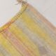5x7 Pink & Yellow Striped Vintage Kilim Rug, 147x229Cm