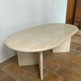 Travertine coffee table