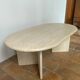 Travertine coffee table