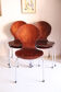 5 chaises style fourmi en contreplaqué moulé et métal chromé, esprit s