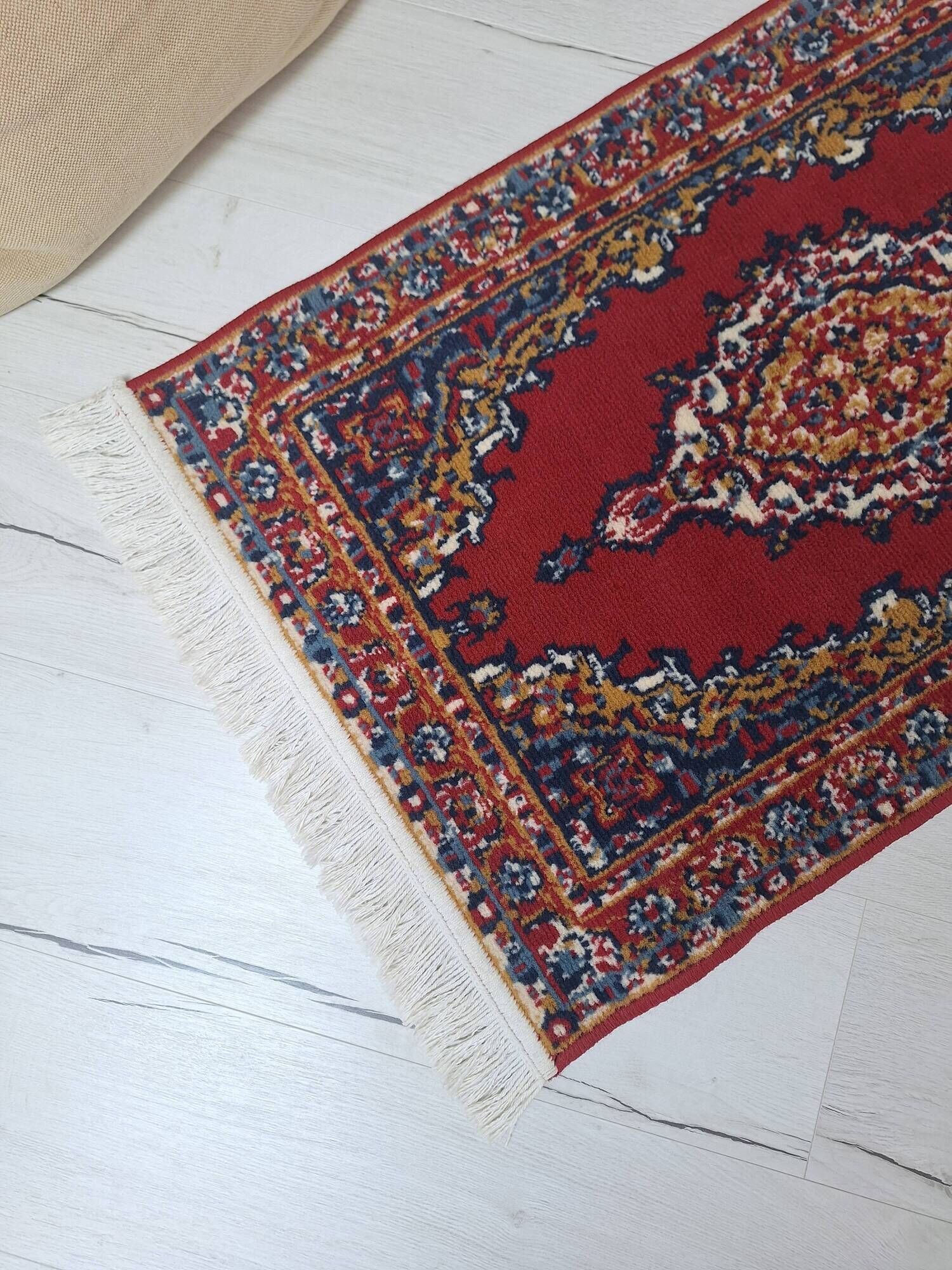Red Persian carpet