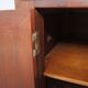 Bedside mahogany end XVIII