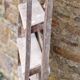 Antique wooden stepladder