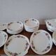 Vintage tableware service in Gien earthenware, "Champs" model with roses – An