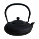 Asian teapot in black cast iron