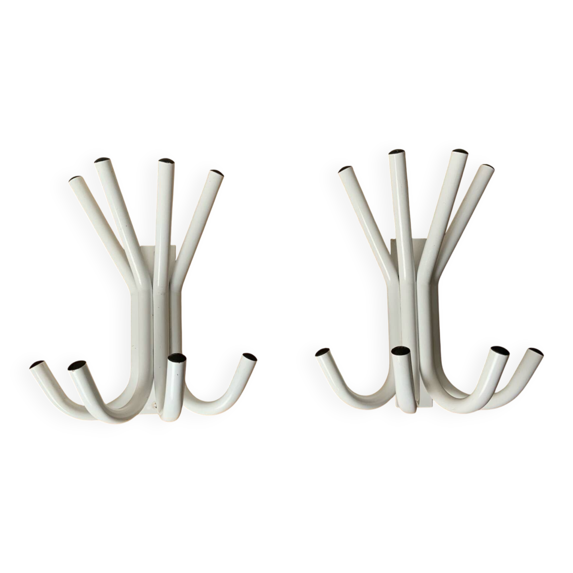Pair of 70s coat hooks
