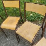 6 chaises vintage Mullca