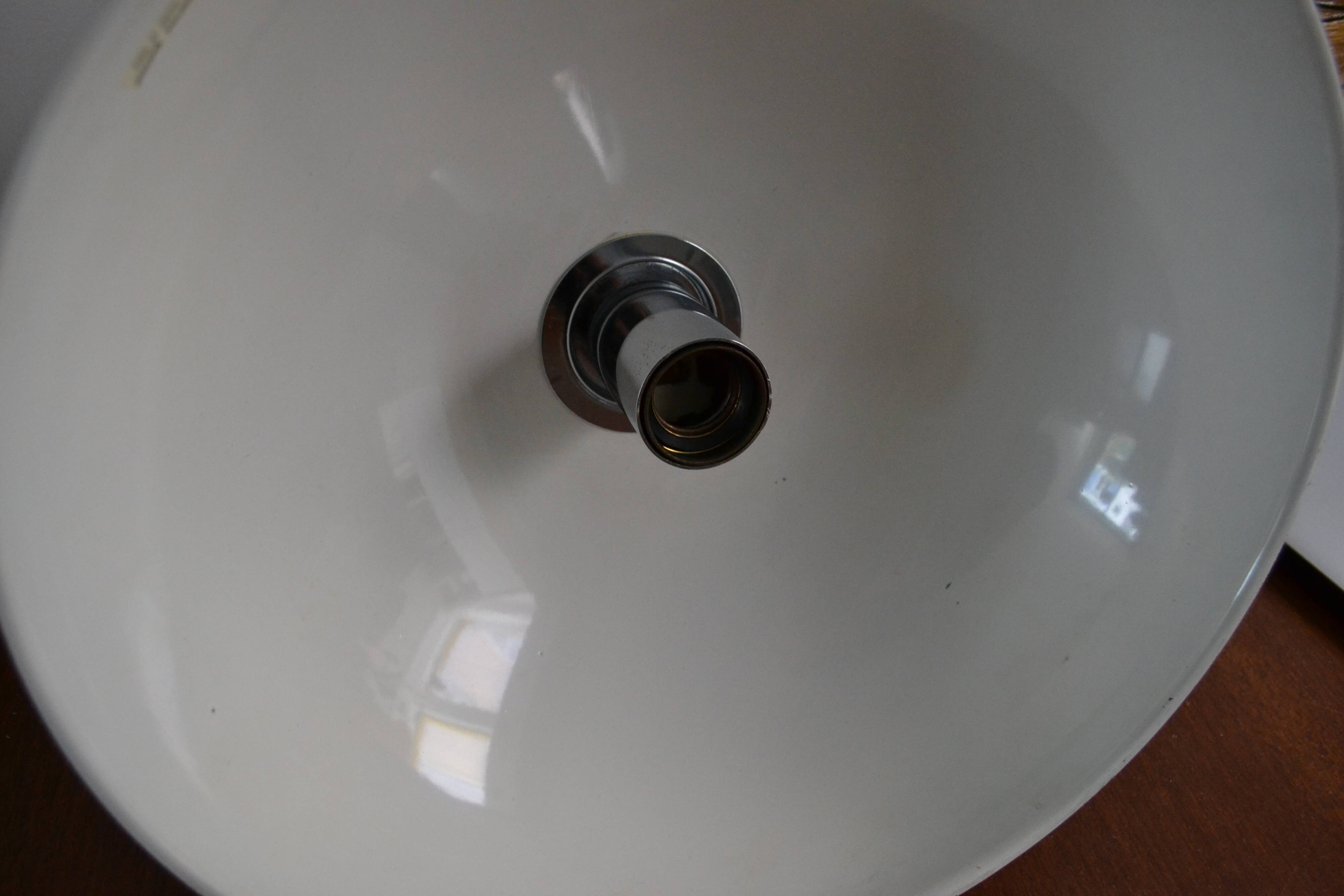 Concentrica pendant light by Harvey Guzzini chrome steel