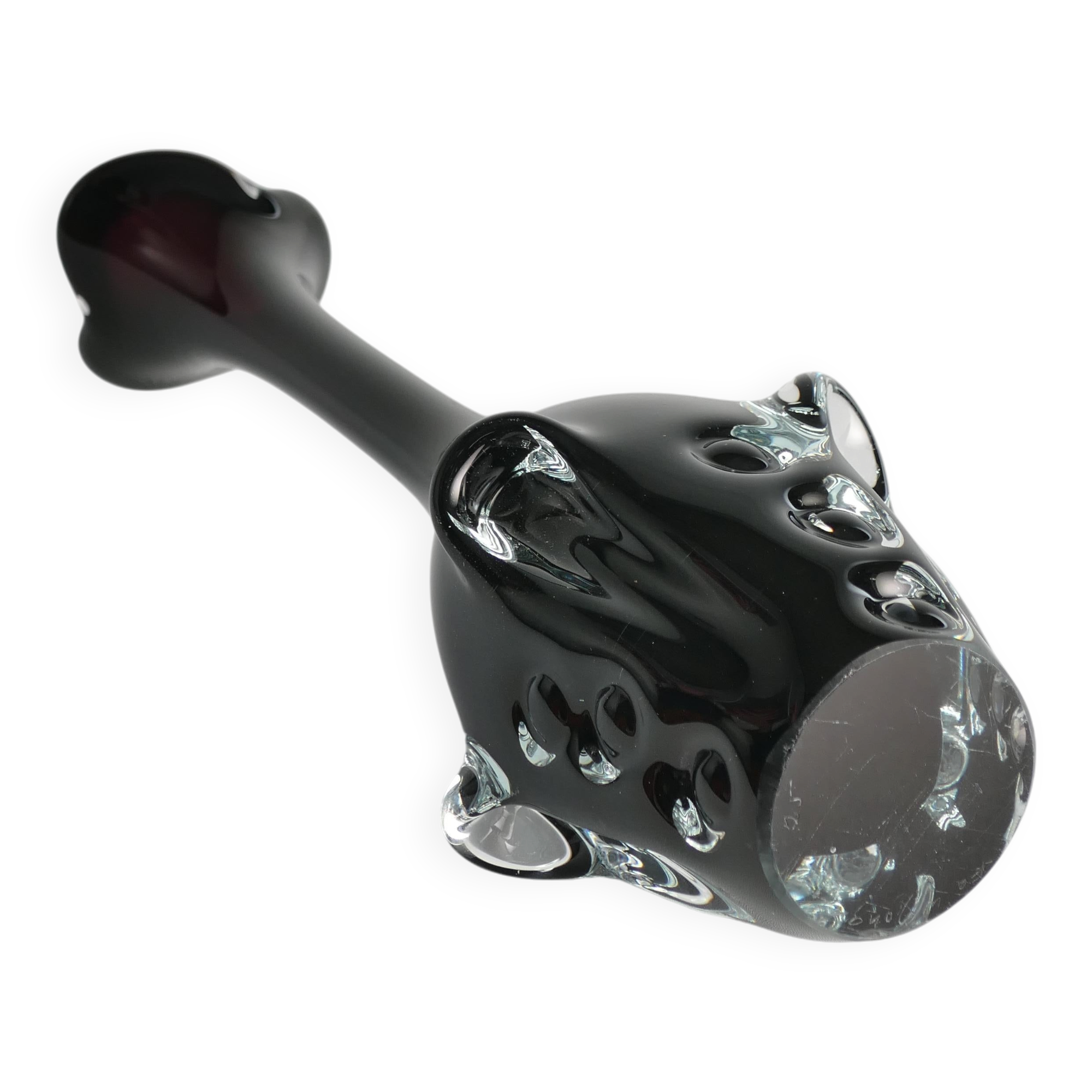 Scandinavian Modern Art Glass Vase by Börne Augustsson for Åseda