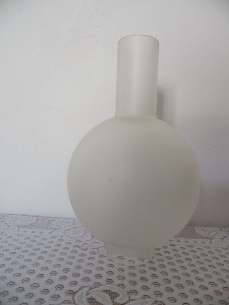 Frosted glass lampshade