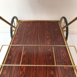 Vintage rolling serving cart 1969